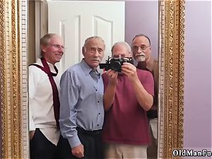 elderly unshaved cougar Frannkie And The gang Tag squad A Door To Door Saleswoman